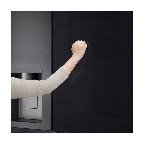 LG Refrigeradora Side By Side InstaView Door-In-Door Smart Inverter | ThinQ | Craft Ice | Linear/Door Cooling | Hygiene Fresh+ | UVNano | Dispensador de Agua y Hielo | 22.42p3 | Negro Matte