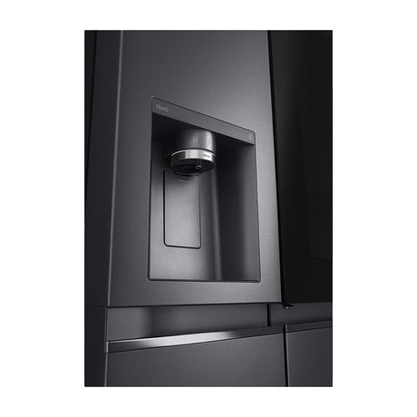 LG Refrigeradora Side By Side InstaView Door-In-Door Smart Inverter | ThinQ | Craft Ice | Linear/Door Cooling | Hygiene Fresh+ | UVNano | Dispensador de Agua y Hielo | 22.42p3 | Negro Matte