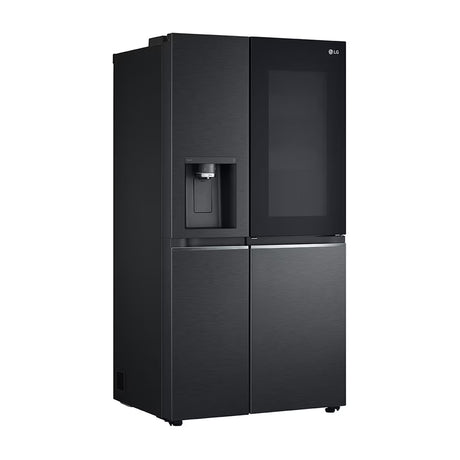 LG Refrigeradora Side By Side InstaView Door-In-Door Smart Inverter | ThinQ | Craft Ice | Linear/Door Cooling | Hygiene Fresh+ | UVNano | Dispensador de Agua y Hielo | 22.42p3 | Negro Matte