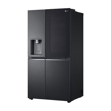 LG Refrigeradora Side By Side InstaView Door-In-Door Smart Inverter | ThinQ | Craft Ice | Linear/Door Cooling | Hygiene Fresh+ | UVNano | Dispensador de Agua y Hielo | 22.42p3 | Negro Matte