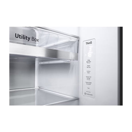 LG Refrigeradora Side By Side InstaView Door-In-Door Linear Inverter | ThinQ | Craft Ice | Linear/Door Cooling | Hygiene Fresh+ | UVNano | Dispensador de Agua y Hielo | 22.42p3