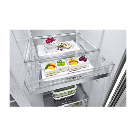 LG Refrigeradora Side By Side InstaView Door-In-Door Linear Inverter | ThinQ | Craft Ice | Linear/Door Cooling | Hygiene Fresh+ | UVNano | Dispensador de Agua y Hielo | 22.42p3