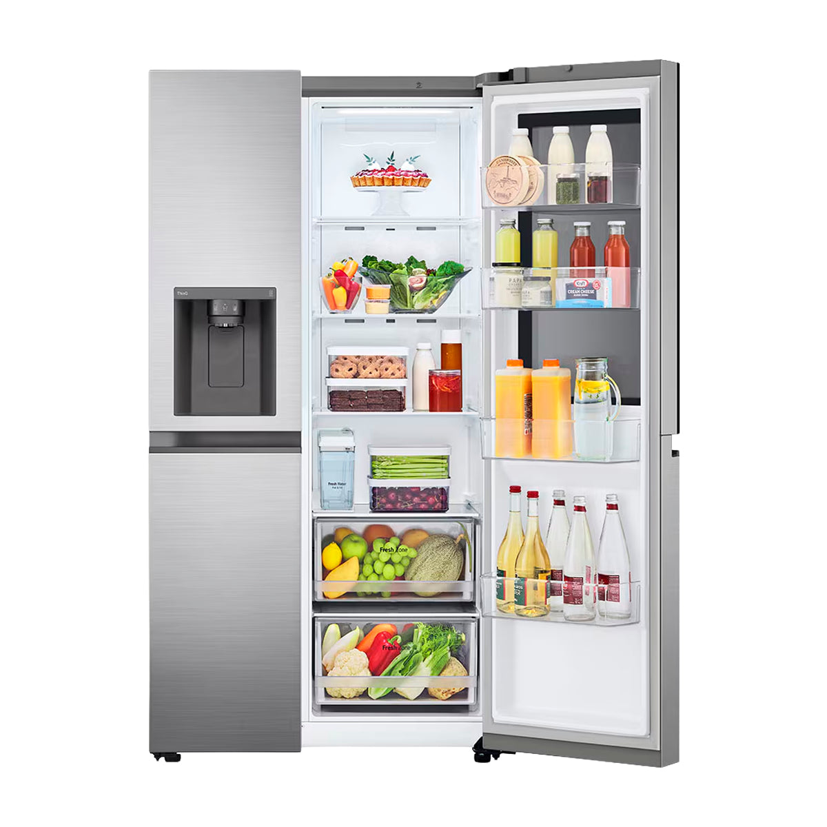 LG Refrigeradora Side By Side InstaView Door-In-Door Linear Inverter | ThinQ | Craft Ice | Linear/Door Cooling | Hygiene Fresh+ | Dispensador de Agua y Hielo | 27.1p3