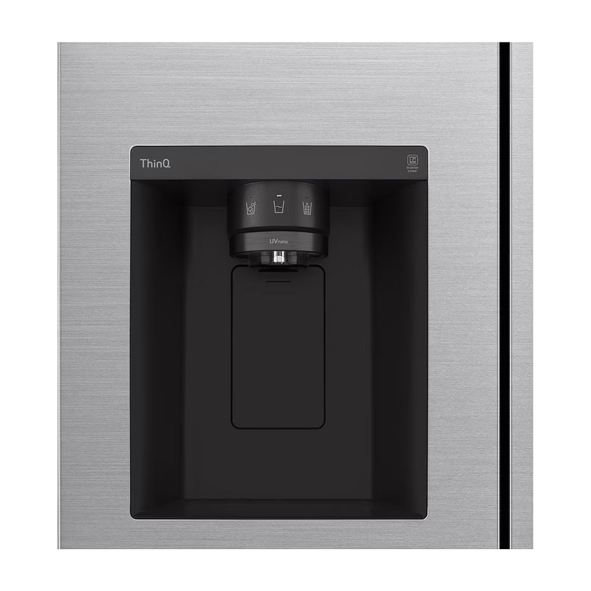 LG Refrigeradora Side By Side Smart Inverter | Multi Air Flow | Linear/Door Cooling | UVNano | Dispensador de Agua y Hielo | 26.27p3