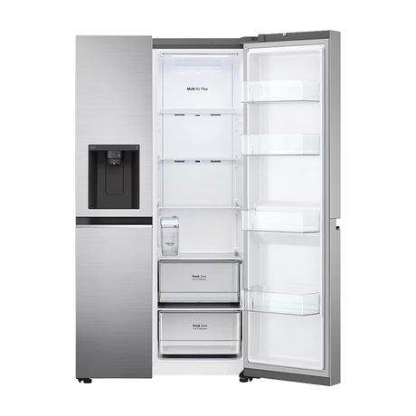 LG Refrigeradora Side By Side Smart Inverter | Multi Air Flow | Linear/Door Cooling | UVNano | Dispensador de Agua y Hielo | 26.27p3