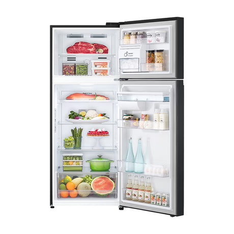 LG Refrigeradora Top Freezer Smart Inverter | Linear Cooling | Multi Air Flow | Door Cooling + | Dispensador de Agua | 13.52p3 | Negro