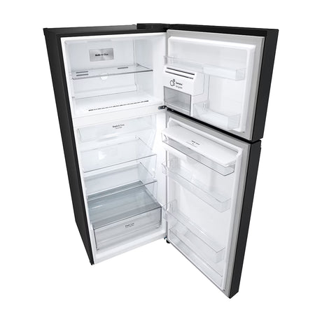 LG Refrigeradora Top Freezer Smart Inverter | Linear Cooling | Multi Air Flow | Door Cooling + | Dispensador de Agua | 13.52p3 | Negro