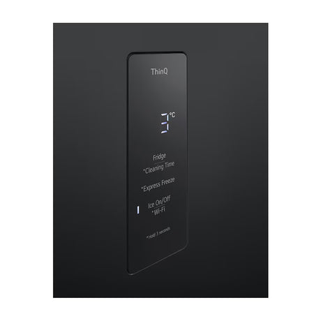 LG Refrigeradora Top Freezer Smart Inverter | Linear Cooling | Multi Air Flow | Door Cooling + | Dispensador de Agua | 13.52p3 | Negro