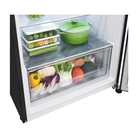 LG Refrigeradora Top Freezer Smart Inverter | Linear Cooling | Multi Air Flow | Door Cooling + | Dispensador de Agua | 13.52p3 | Negro