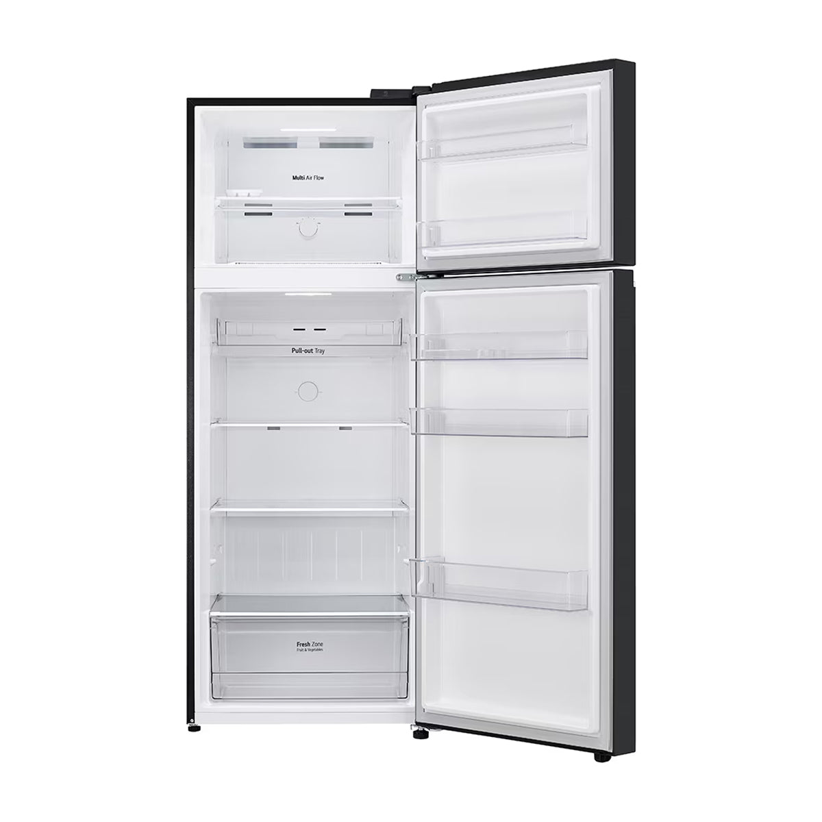 LG Refrigeradora Top Freezer Smart Inverter | Linear Cooling | Multi Air Flow | 16.3p3 | Negro