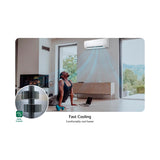 LG Aire Acondicionado Split Dual Inverter 11,200 BTU | SEER 16.5 | DUALCOOL | Rápido Enfriamiento | Modo Silencioso | 220v