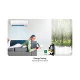 LG Aire Acondicionado Split Dual Inverter 17,500 BTU | SEER 16.8 | DUALCOOL | Rápido Enfriamiento | Modo Silencioso | 220v