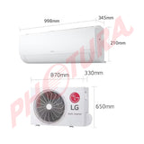 LG Aire Acondicionado Split Dual Inverter 21,300 BTU | SEER 17.5 | DUALCOOL | Rápido Enfriamiento | Modo Silencioso | 220v