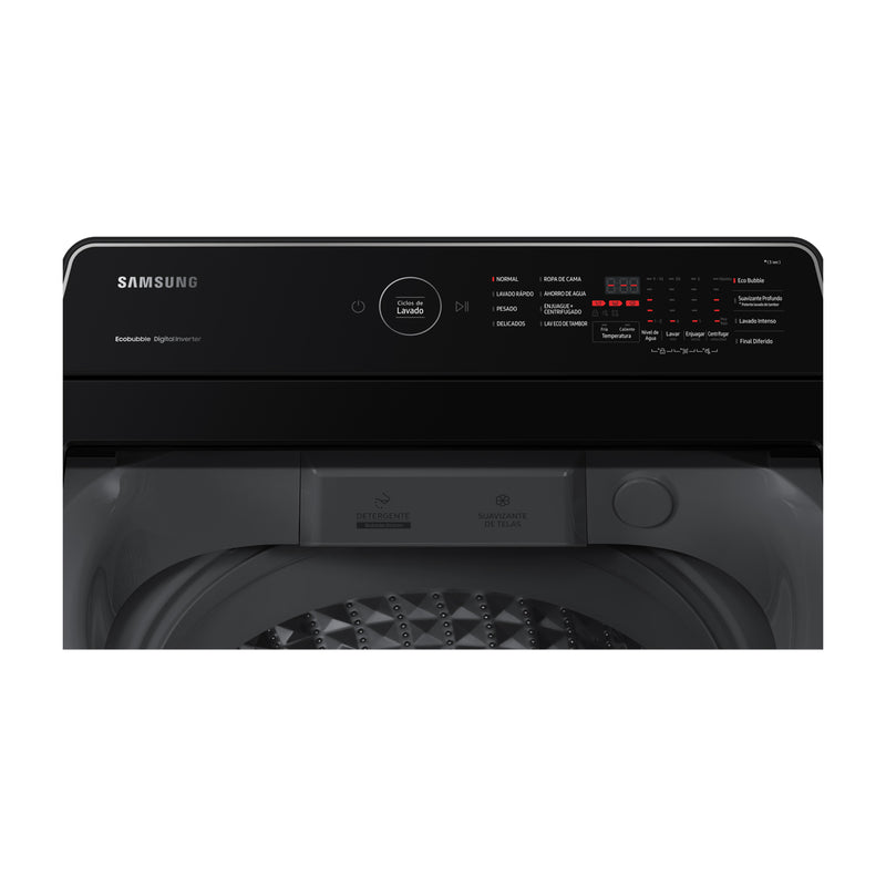 Samsung Lavadora Automática Digital Inverter de Carga Superior | Ecobubble | Magic Filter | VRT | 15kg