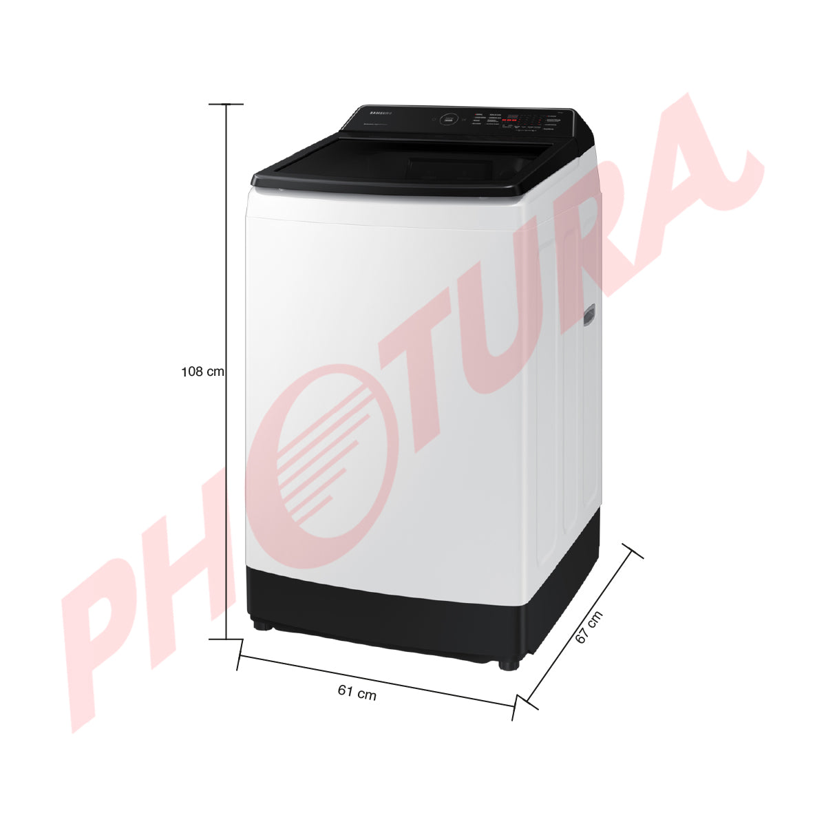 Samsung Lavadora Automática Digital Inverter de Carga Superior | Ecobubble | Magic Filter | VRT | 15kg