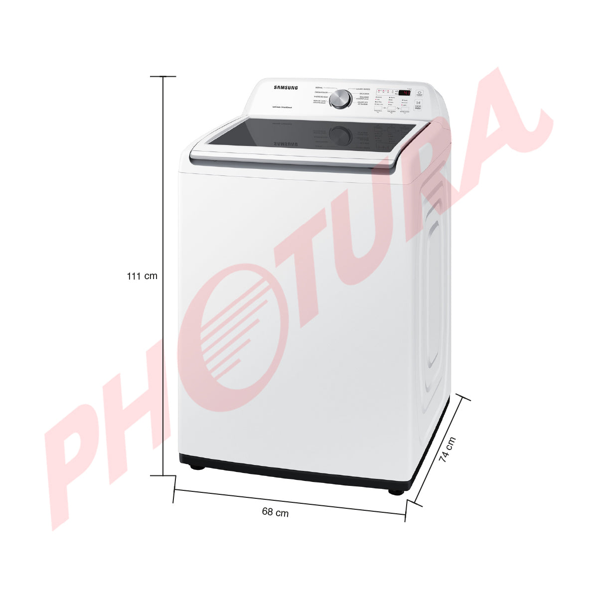 Samsung Lavadora Automática de Carga Superior | Aqua Saving | Self Clean | 22kg