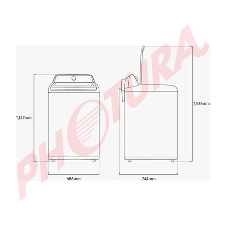 Samsung Lavadora Automática Digital Inverter de Carga Superior | Ecobubble | Super Speed | ActiveWave | 23kg