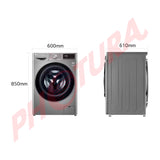 LG Lavadora Secadora Eléctrica 2-en-1 Inverter AI Direct Drive de Carga Frontal | ThinQ | 6 Motion DD | TurboWash | Steam | 14kg
