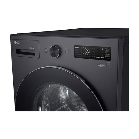 LG Lavadora Secadora Eléctrica 2-en-1 Inverter AI Direct Drive de Carga Frontal | ThinQ | 6 Motion DD | TurboWash | Steam | 20kg | Gris
