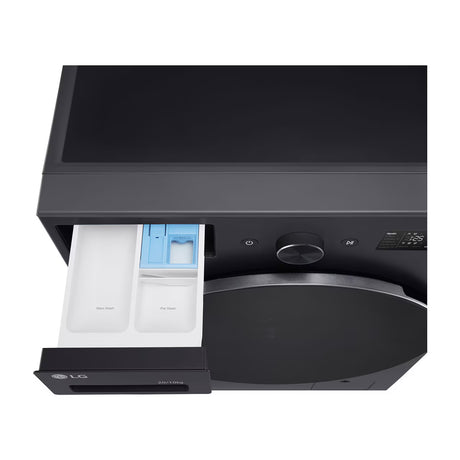 LG Lavadora Secadora Eléctrica 2-en-1 Inverter AI Direct Drive de Carga Frontal | ThinQ | 6 Motion DD | TurboWash | Steam | 20kg | Gris