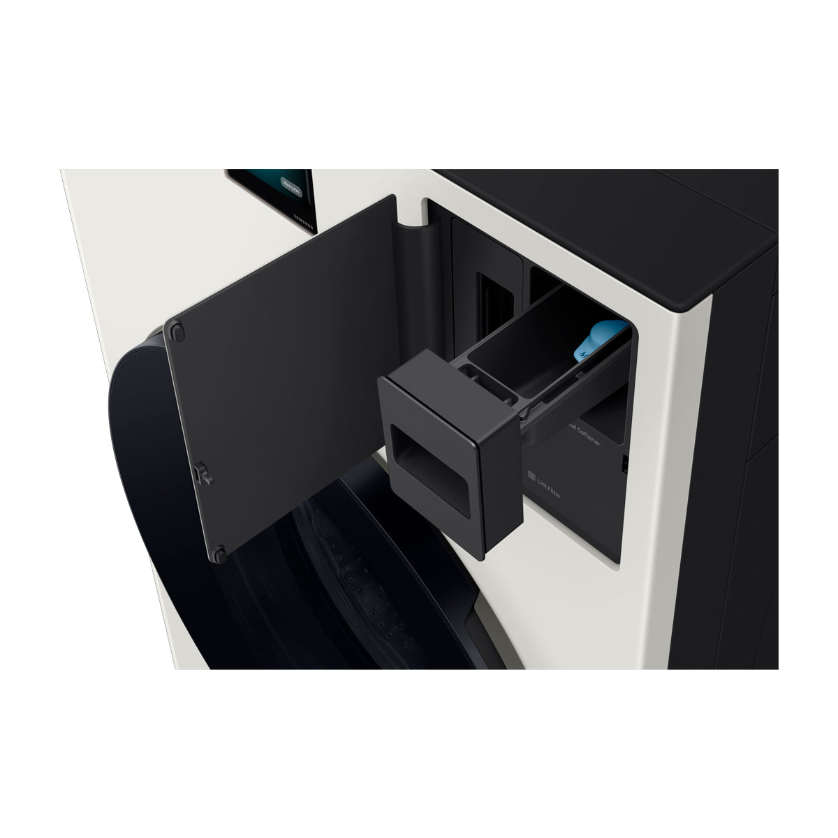 Samsung BESPOKE AI Lavadora Secadora Eléctrica 2-en-1 Digital Inverter de Carga Frontal | AI Opti Wash | AI Optimal Dry | VRT Plus | 26kg | Satin Greige