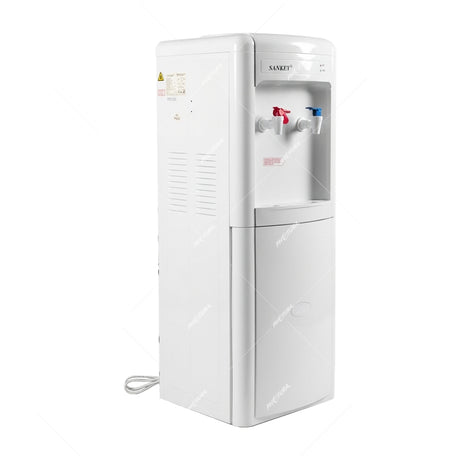 Sankey Dispensador de Agua Fría/Caliente | Compartimiento de Nevera | Blanco