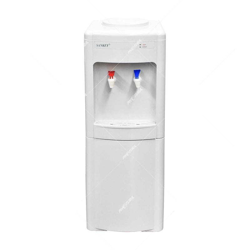 Sankey Dispensador de Agua Fría/Caliente | Compartimiento de Nevera | Blanco
