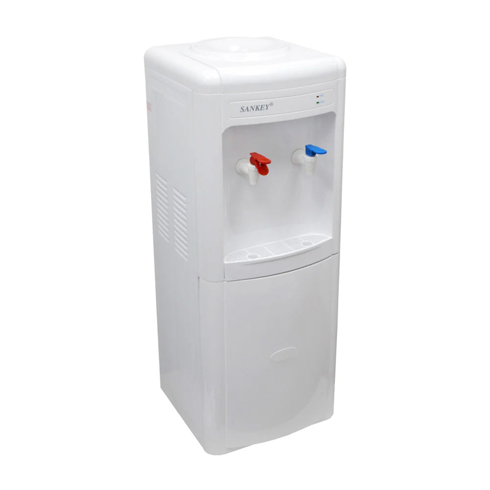 Sankey Dispensador de Agua Fría/Caliente | Compartimiento de Nevera | Blanco
