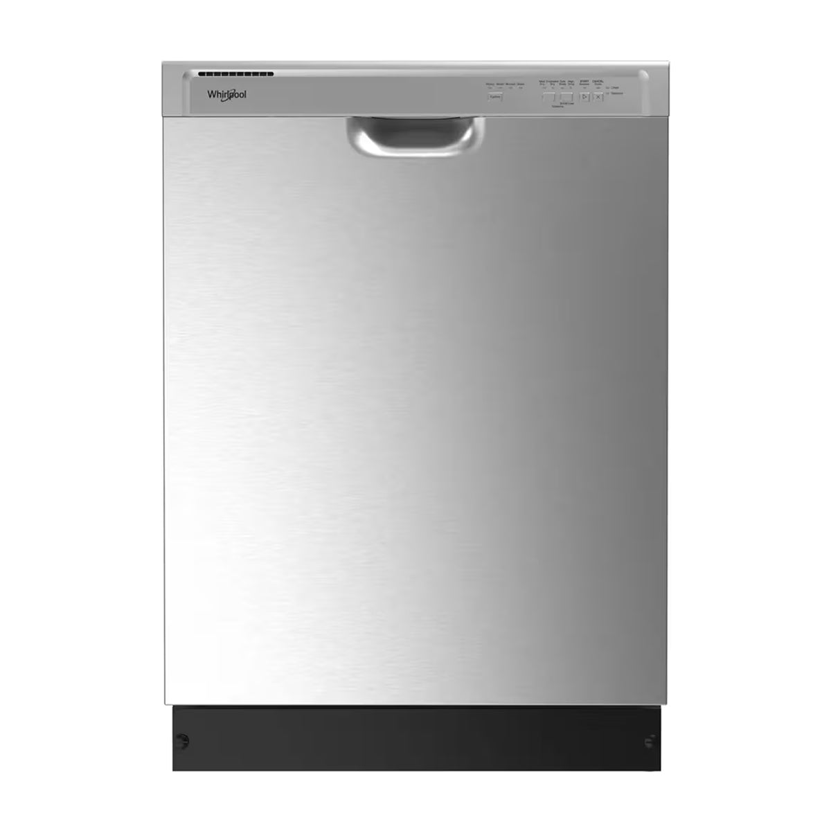 Whirlpool Lavaplatos Empotrable de 24" | Energy Star | Sani Rinse | Boost Cycle | Silencioso 57 dBA | 12 P/S | Acero Inoxidable