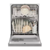 Whirlpool Lavaplatos Empotrable de 24" | Energy Star | Sani Rinse | Boost Cycle | Silencioso 57 dBA | 12 P/S | Acero Inoxidable