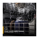 Whirlpool Lavaplatos Empotrable de 24" | Energy Star | Sani Rinse | Boost Cycle | Silencioso 57 dBA | 12 P/S | Acero Inoxidable