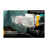 Whirlpool Lavaplatos Empotrable de 24" | Energy Star | Tercera Rejilla | Fan Drying Technology | Silencioso 51 dBA | 14 P/S | Acero Inoxidable