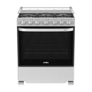Mabe Estufa a Gas de Acero Inoxidable | Tecnología Ultimate | Perfect Cook | Easy Clean Pro | Tapa | Plancha | 30" | 6 Quemadores
