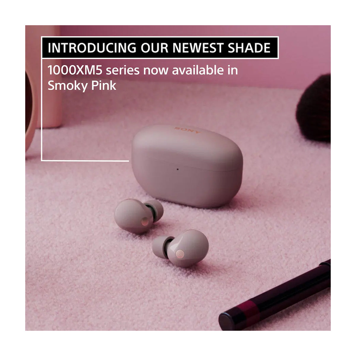 Sony WF-1000XM5 True Wireless Audífonos Inalámbricos Bluetooth | Noise Cancelling | Rosa
