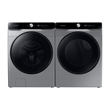 Samsung Combo Lavadora Automática Digital Inverter y Secadora a Gas de Carga Frontal | MultiControl | AI Control | VRT Plus | 22kg | Gris