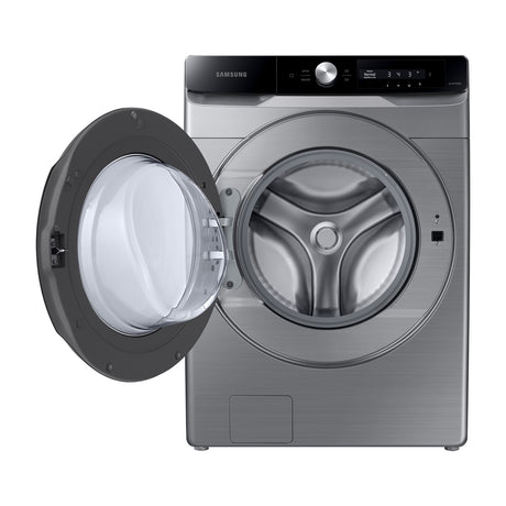 Samsung Combo Lavadora Automática Digital Inverter y Secadora a Gas de Carga Frontal | MultiControl | AI Control | VRT Plus | 22kg | Gris