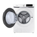 Samsung Combo Lavadora Automática Digital Inverter y Secadora Eléctrica de Carga Frontal | MultiControl | AI Control | VRT Plus | 22kg | Blanco
