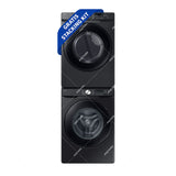 Samsung Combo Lavadora Automática Digital Inverter de 26kg y Secadora a Gas de Carga Frontal de 24kg | VRT Plus | Negro