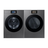 Samsung BESPOKE AI Combo Lavadora Automática Digital Inverter de 26kg y Secadora a Gas de Carga Frontal de 24kg | AI Opti Wash | AI OptiDry Plus | AI Home | Gris