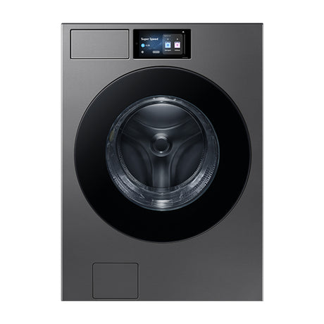 Samsung BESPOKE AI Combo Lavadora Automática Digital Inverter de 26kg y Secadora a Gas de Carga Frontal de 24kg | AI Opti Wash | AI OptiDry Plus | AI Home | Gris