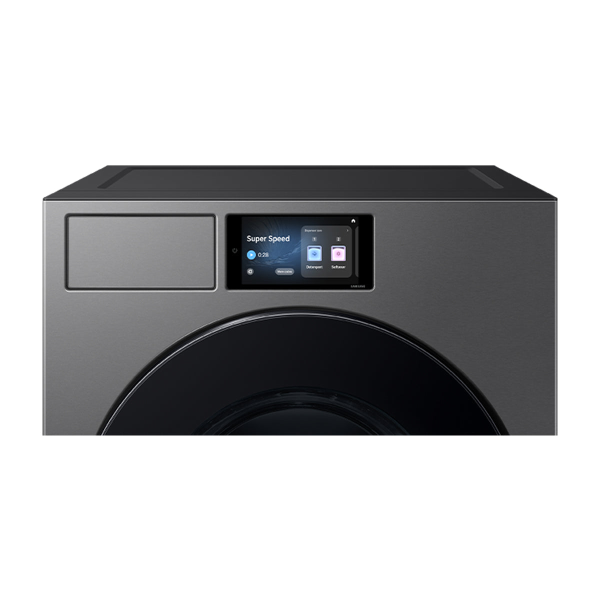 Samsung BESPOKE AI Combo Lavadora Automática Digital Inverter de 26kg y Secadora a Gas de Carga Frontal de 24kg | AI Opti Wash | AI OptiDry Plus | AI Home | Gris