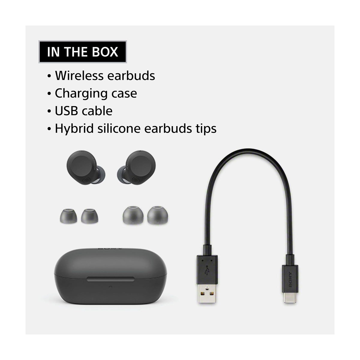 Sony WF-C710N True Wireless Audífonos Inalámbricos Bluetooth | Noise Cancelling | Negro