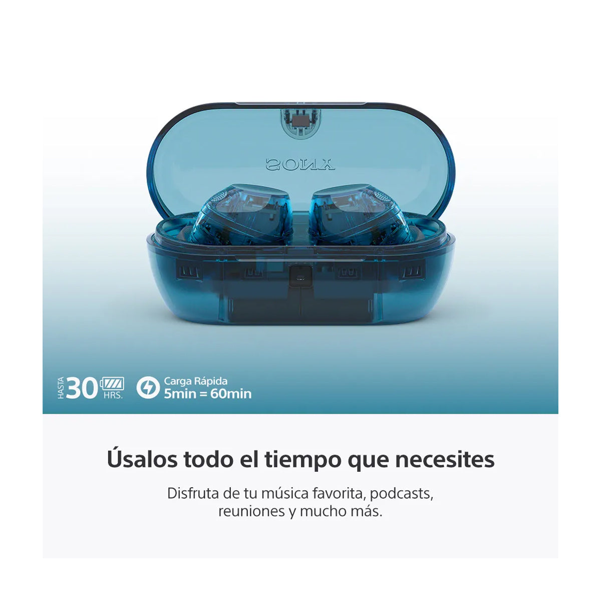 Sony WF-C710N True Wireless Audífonos BT | NC | Azul - Photura