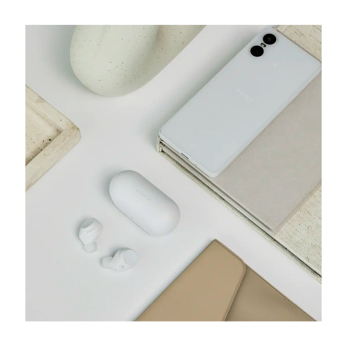 Sony WF-C710N True Wireless Audífonos Inalámbricos Bluetooth | Noise Cancelling | Blanco