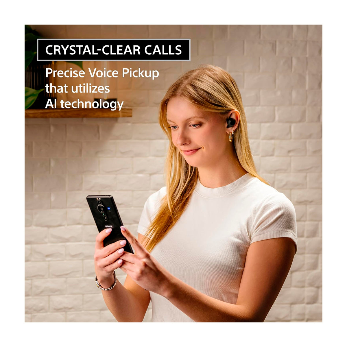 Sony WF-C710N True Wireless Audífonos Inalámbricos Bluetooth | Noise Cancelling | Blanco