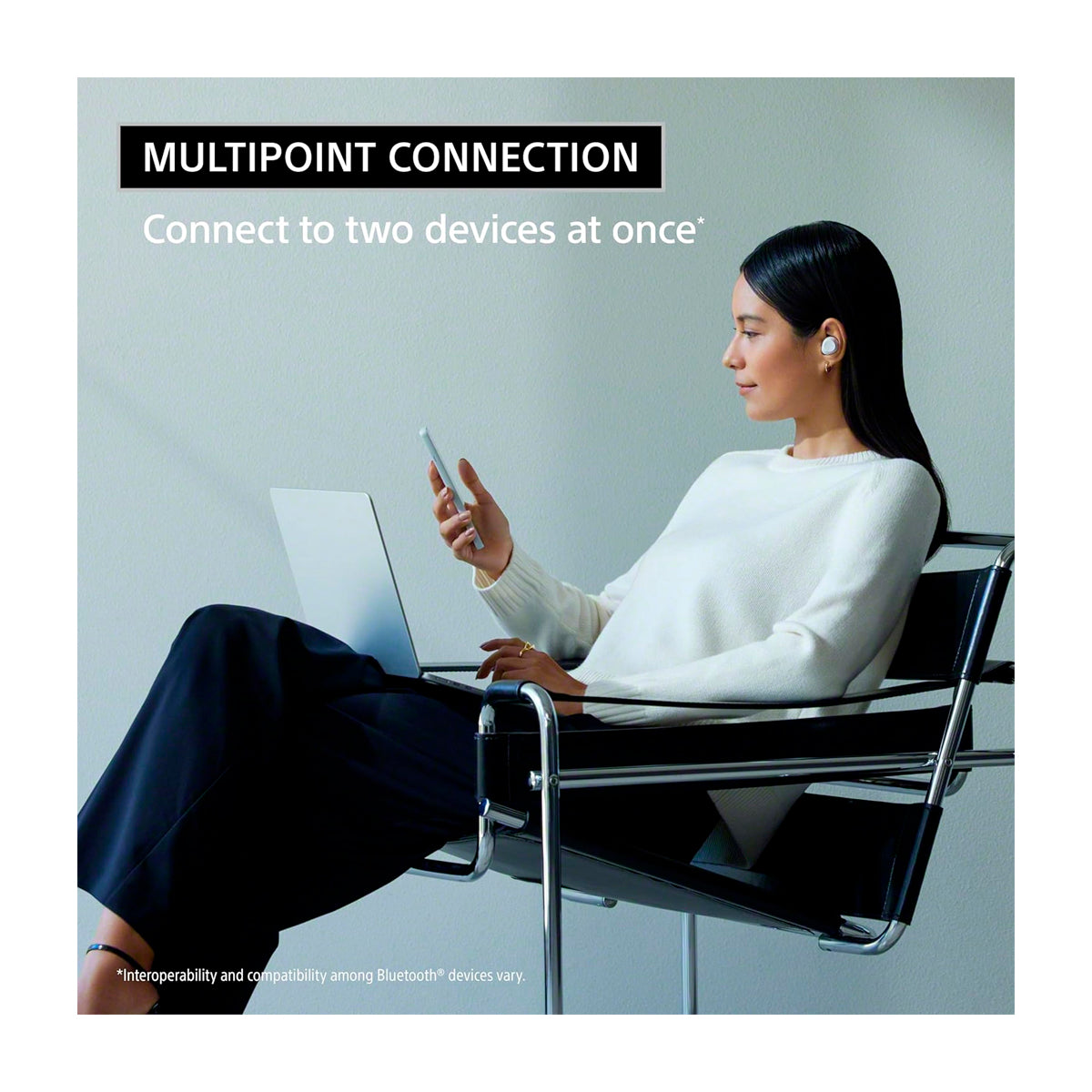 Sony WF-C710N True Wireless Audífonos Inalámbricos Bluetooth | Noise Cancelling | Blanco