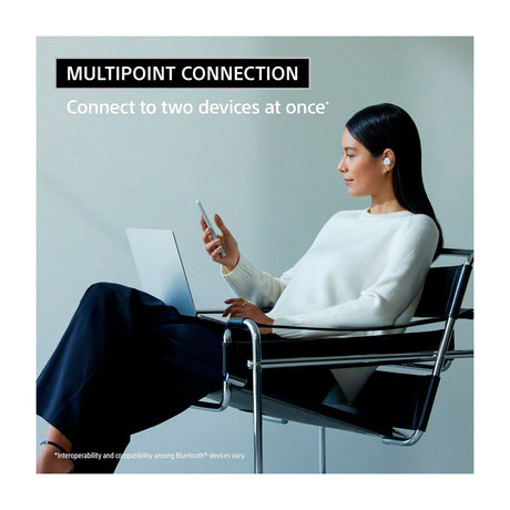 Sony WF-C710N True Wireless Audífonos Inalámbricos Bluetooth | Noise Cancelling | Blanco