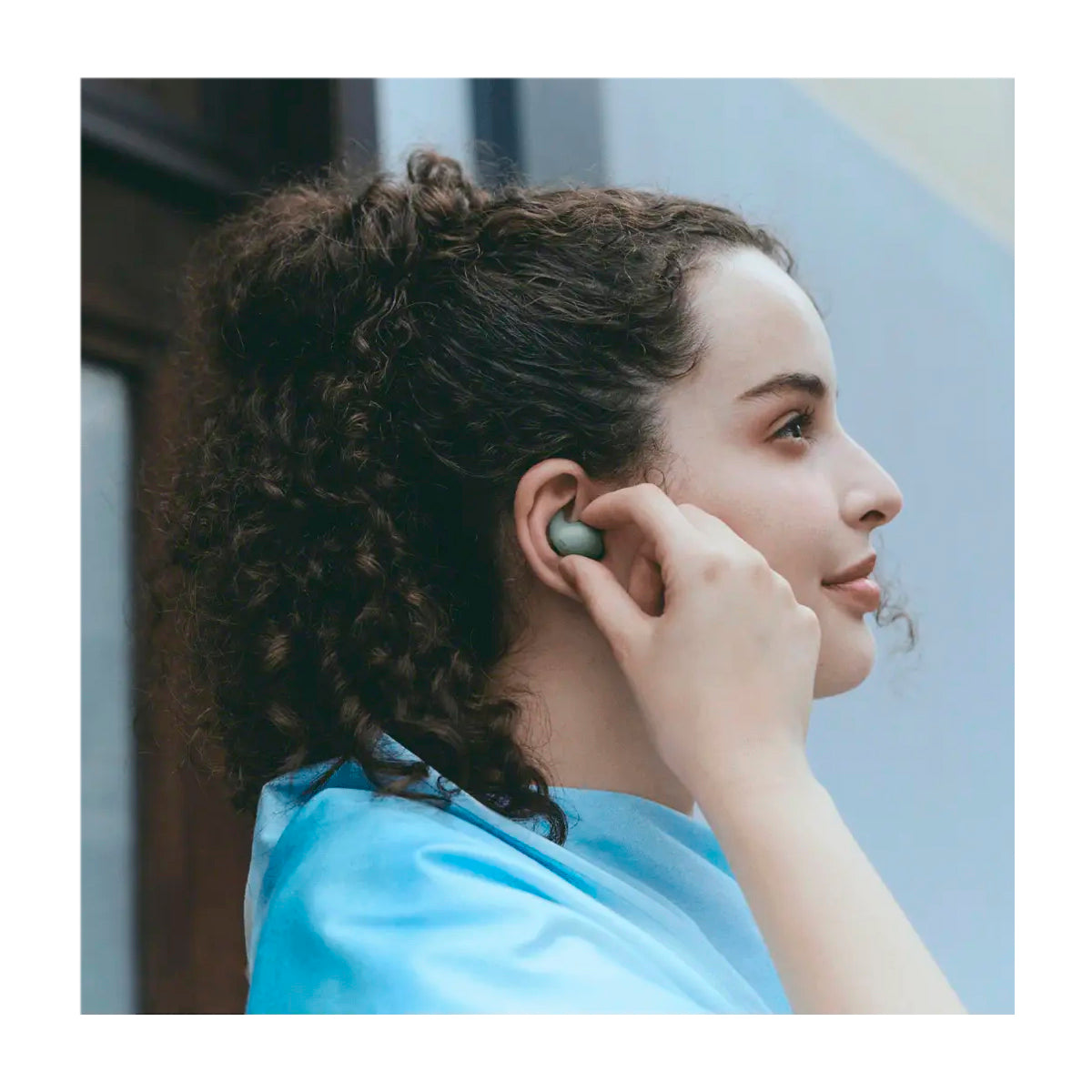 Sony WF-LS910N LinkBuds Fit True Wireless Audífonos Inalámbricos Bluetooth | Noise Cancelling | Verde