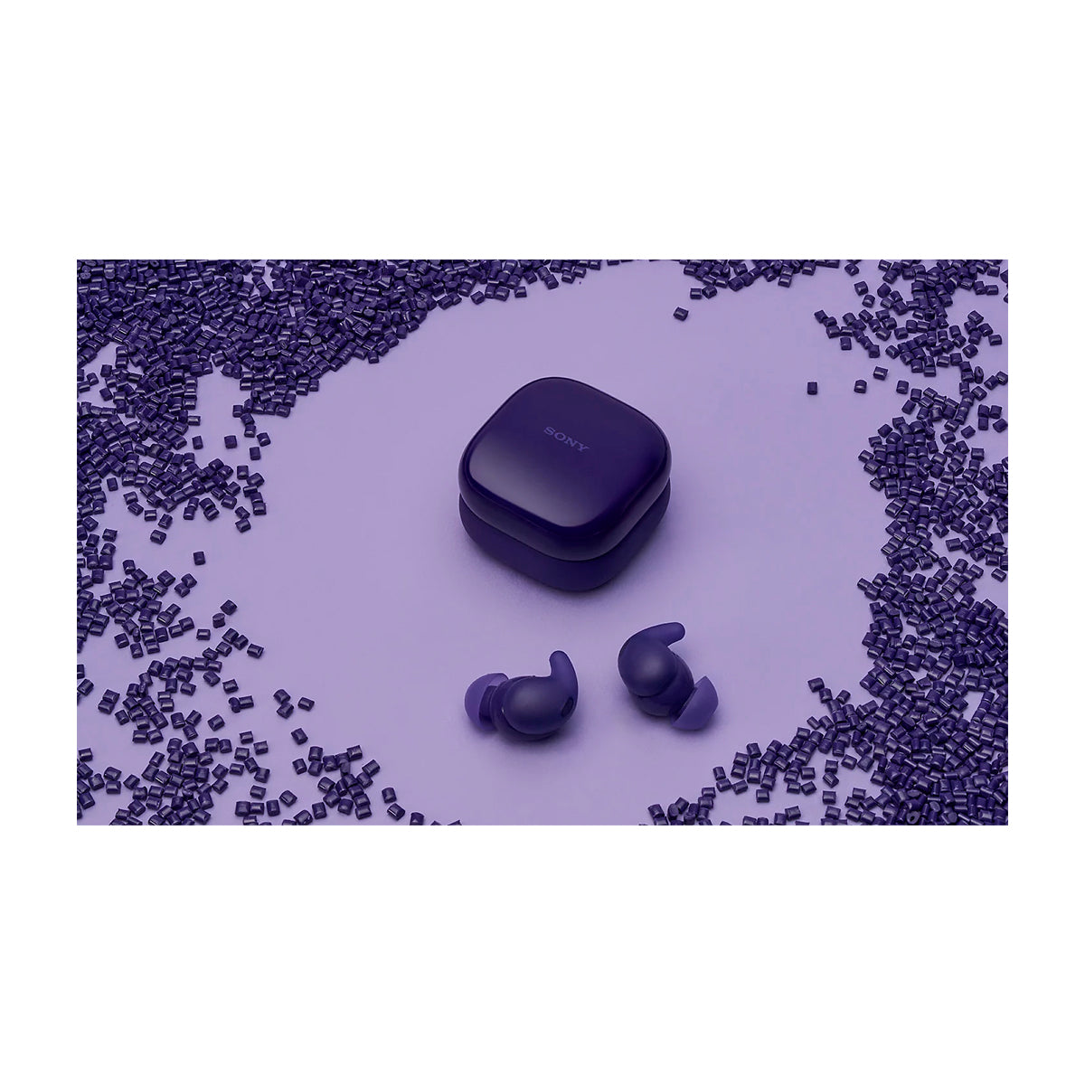 Sony WF-LS910N LinkBuds Fit True Wireless Audífonos Inalámbricos Bluetooth | Noise Cancelling | Violeta