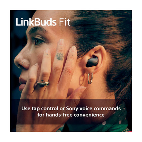 Sony WF-LS910N LinkBuds Fit True Wireless Audífonos Inalámbricos Bluetooth | Noise Cancelling | Violeta